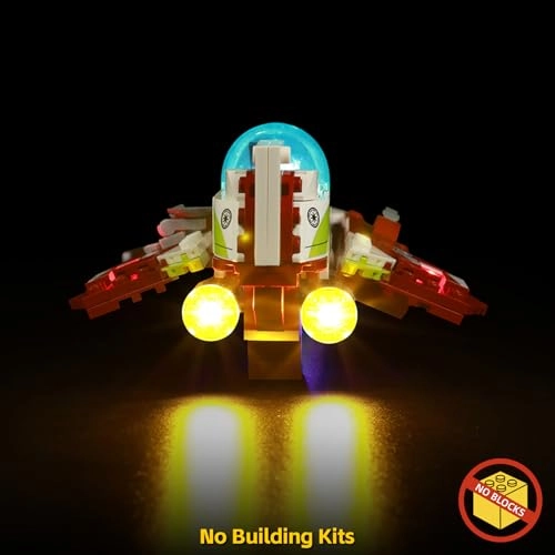 LED Light Set for LEGO 75333 Obi-Wan Kenobi's Jedi Starfighter - Copper Obi-Wan Kenobi's Jedi Starfighter 5V