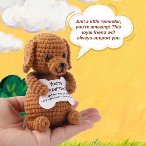 Pug Positive 10 cm Crochet