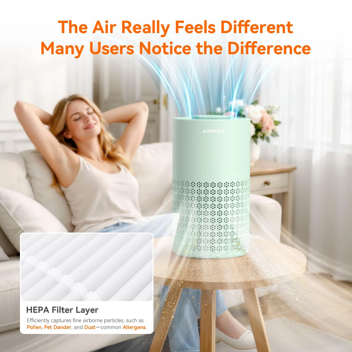 A2001 - Beige HEPA 3in1 Filter