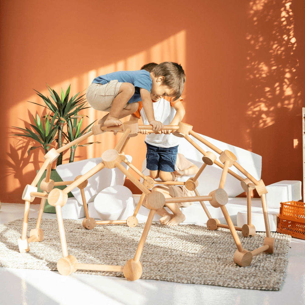 Pikler Dome - Wooden Natural 69 x 135 cm