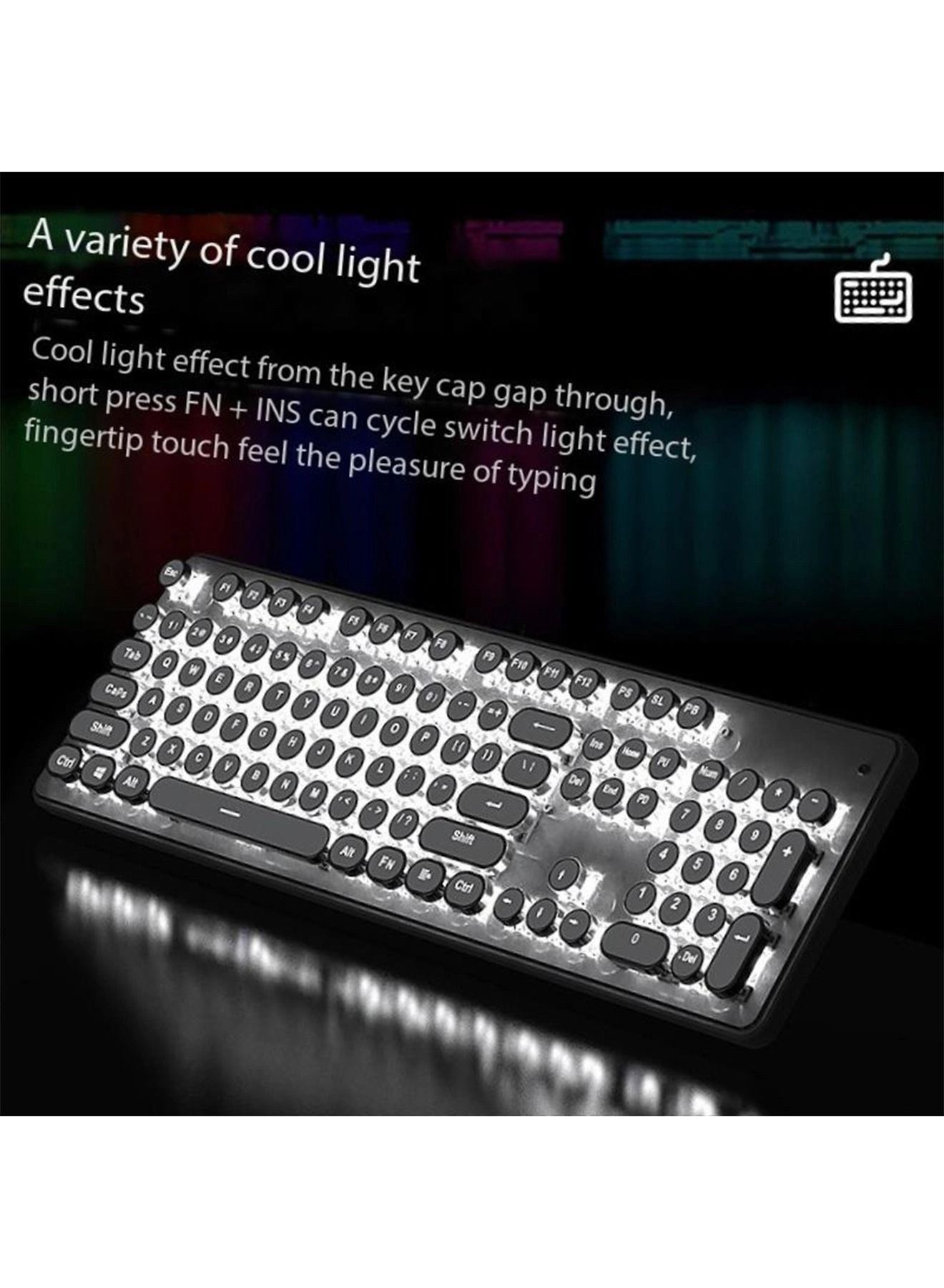 Gaming Keyboard - Wired + Mouse