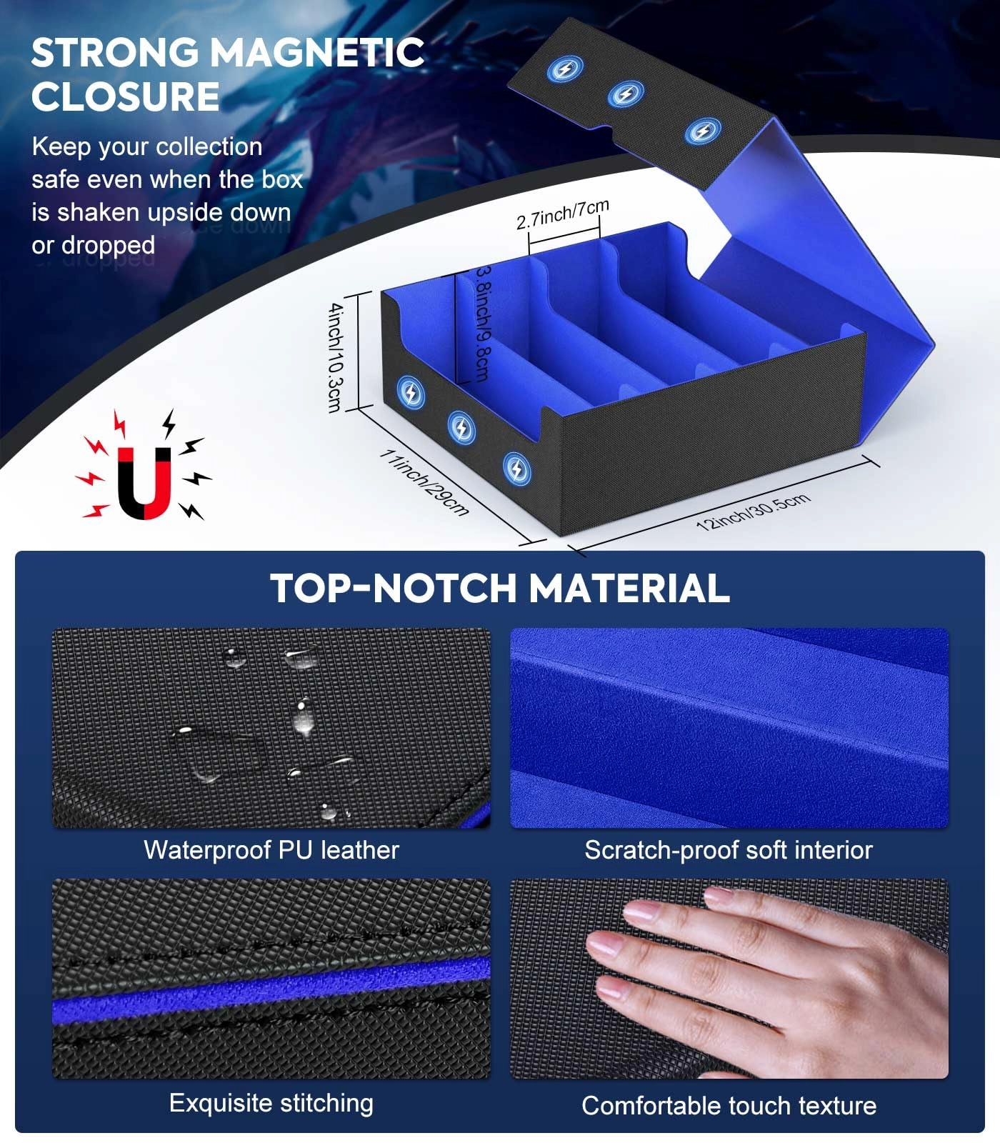 Trading Card Storage Box - 3000+ sleeveless cards