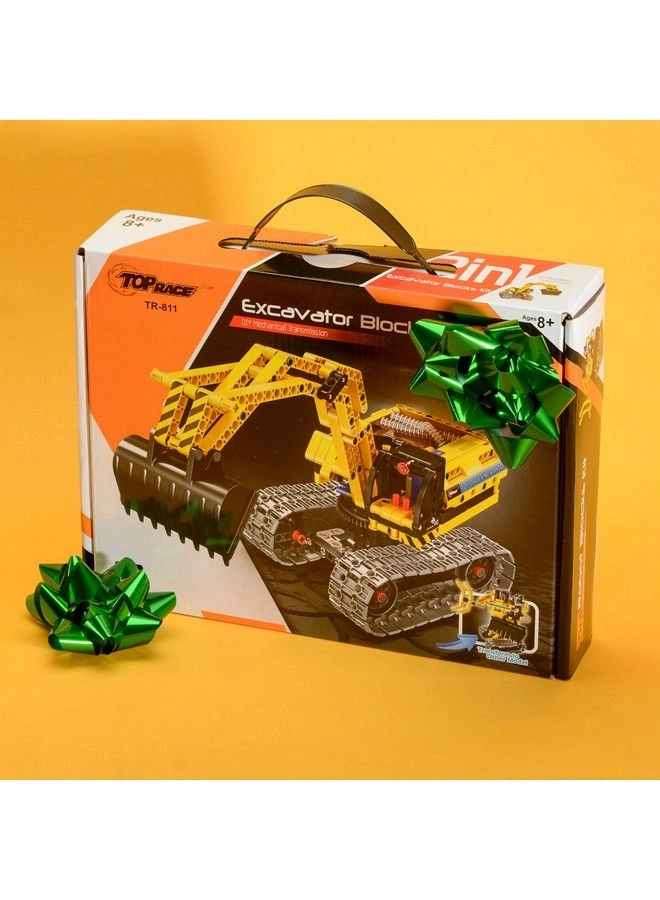 2 In 1 Model Set Excavator Toy And Robot Toy - Construction