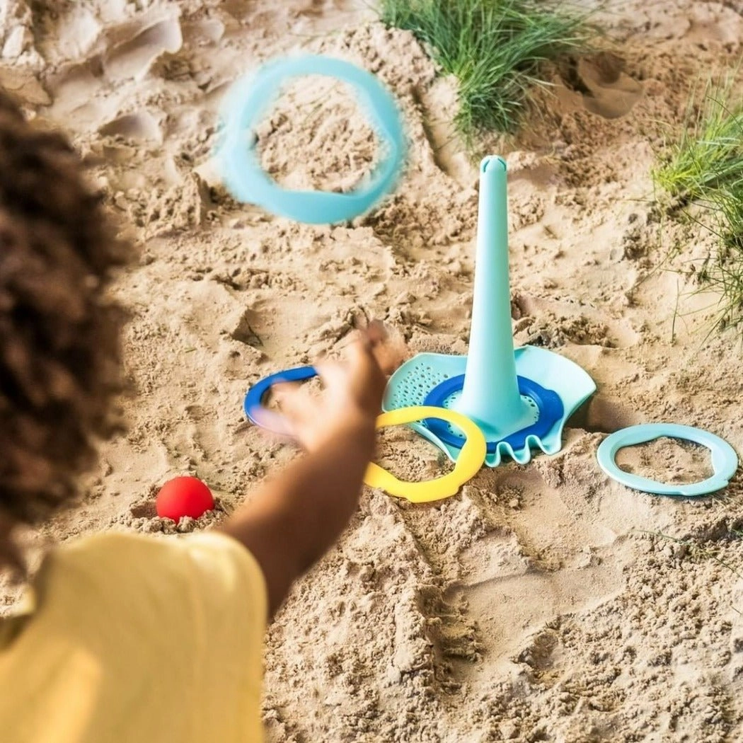 SKME TRADING Beach Set Triplet - 3-Piece Sand & Beach Play Set with Beach Bag