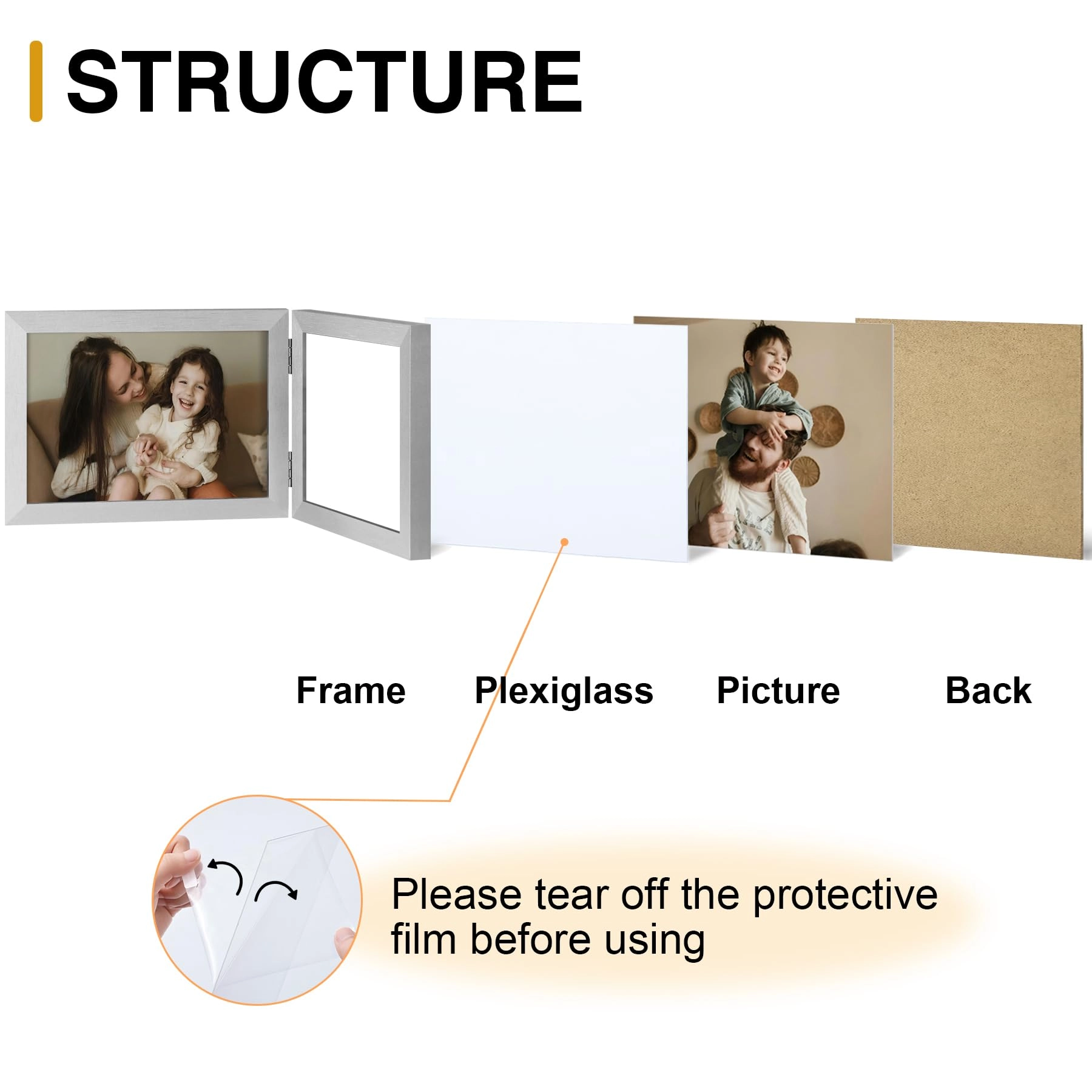 Double Picture Frame - 5x7 2