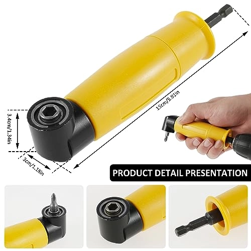 Right Angle Attachment - 11PCS 90° Yellow