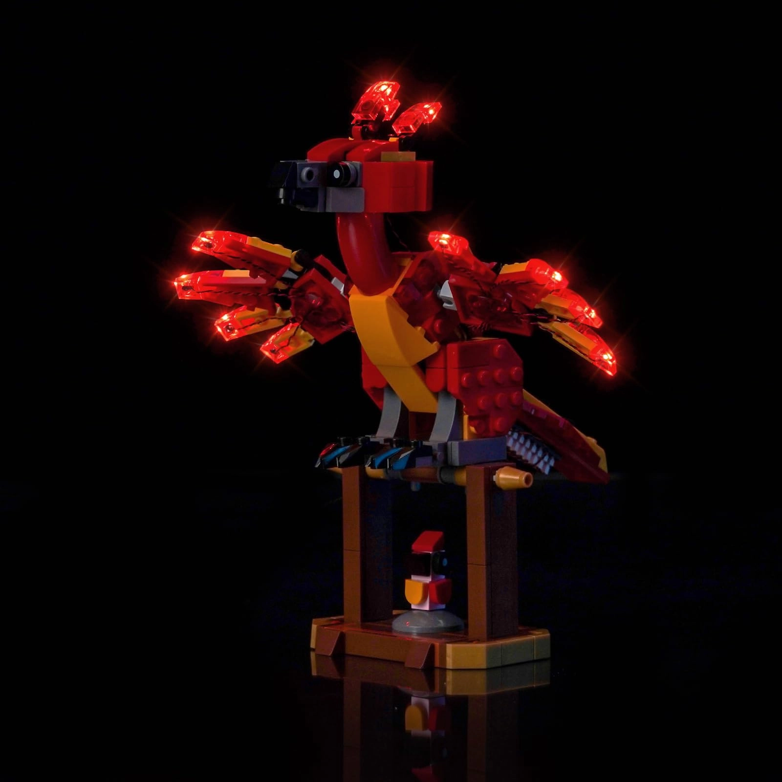 BrickBling Fawkes Dumbledore's Phoenix - LED Light Set Compatible with 76448