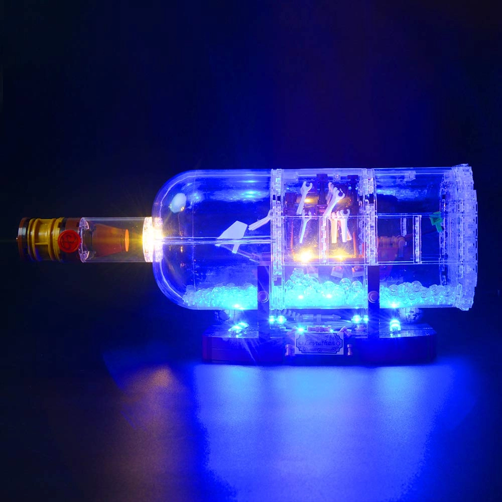 BRIKSMAX Ship in a Bottle Led Lighting Kit - for LEGO 21313