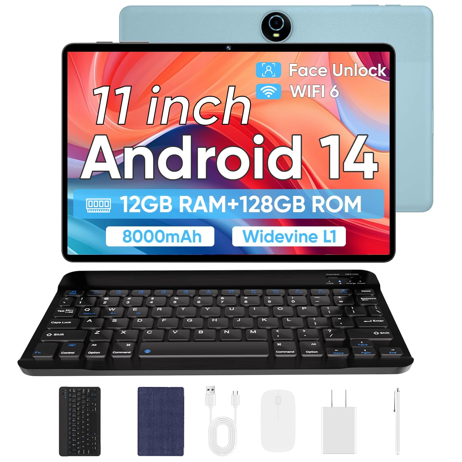 Android 15 Tablet - 128GB 11"