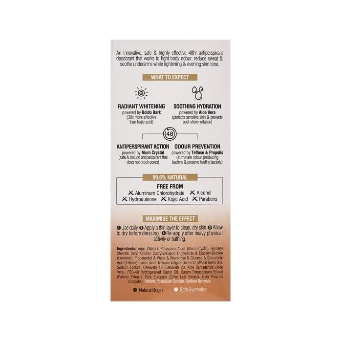 Deodorant Whitening Roll-On - Arabian Oud 50ml