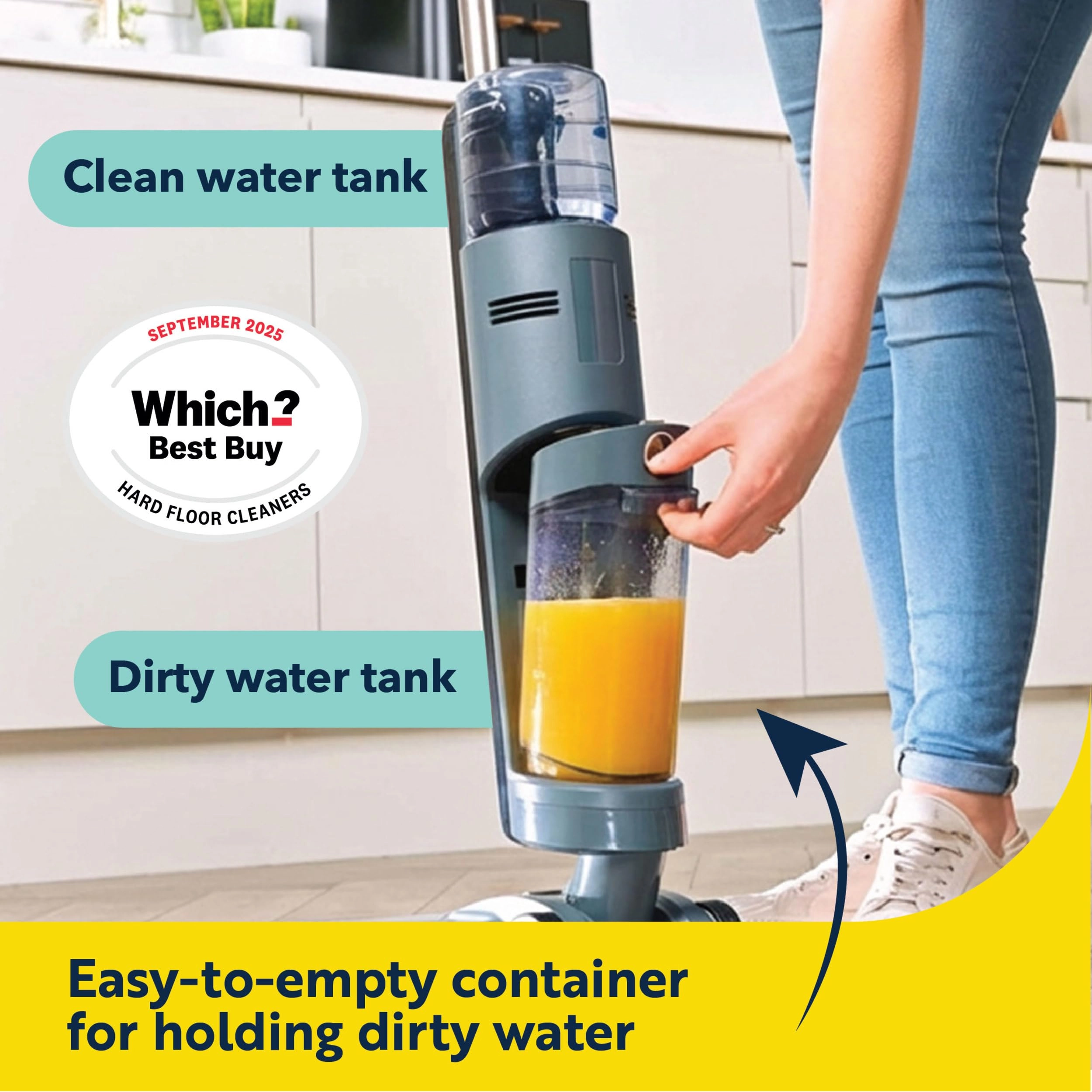 All-in-One Floor Cleaner - Wet/Dry 25 minutes