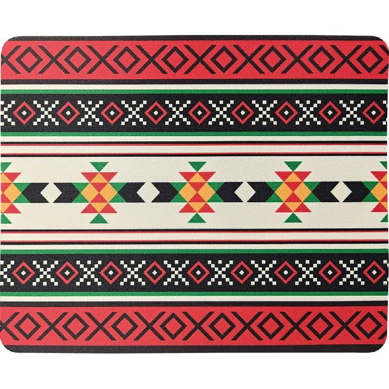 Golden Laser Cloth Rubber Mouse Pad - 22x18 cm