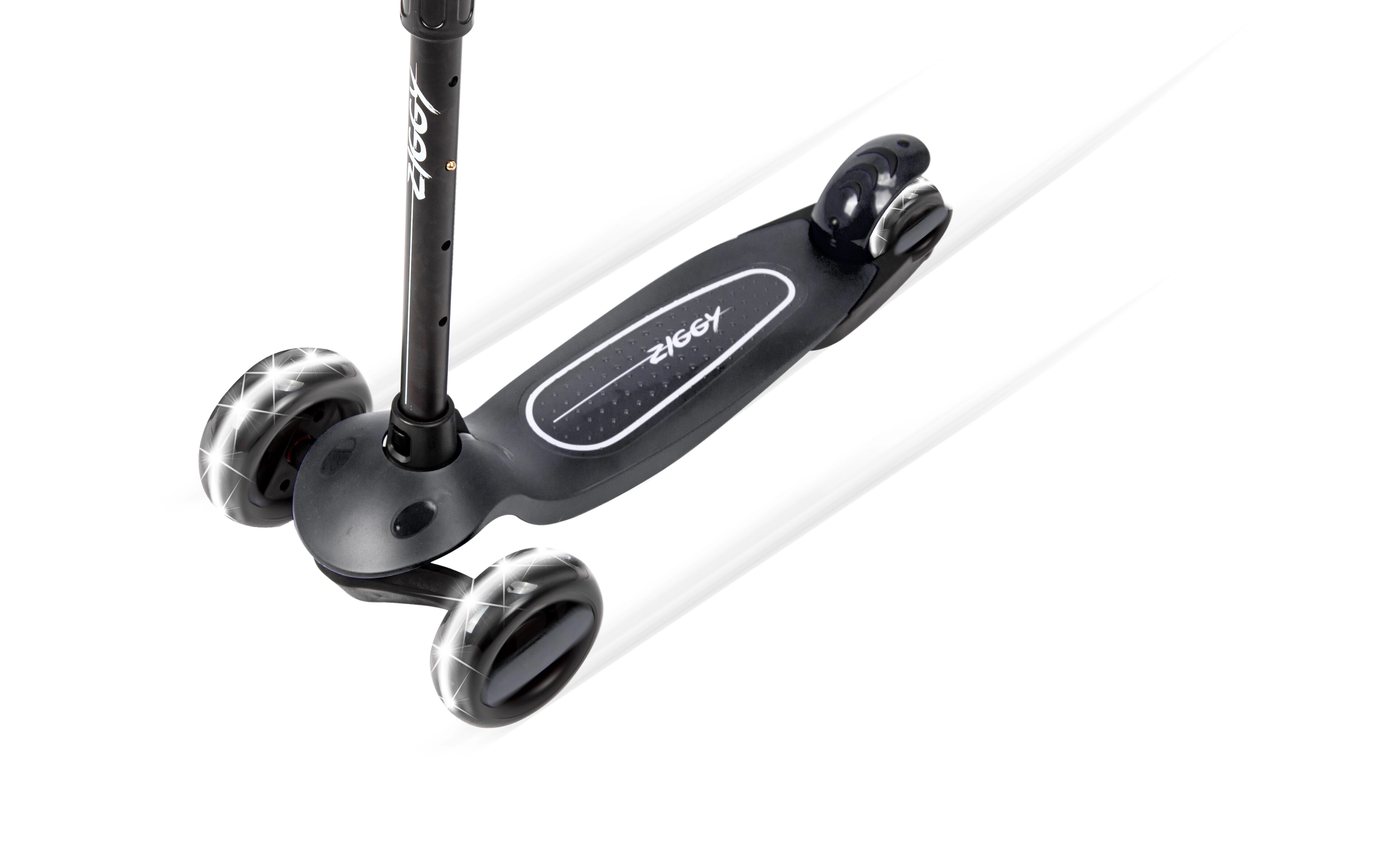 Tilt 3-Wheel Kick Scooter – LED