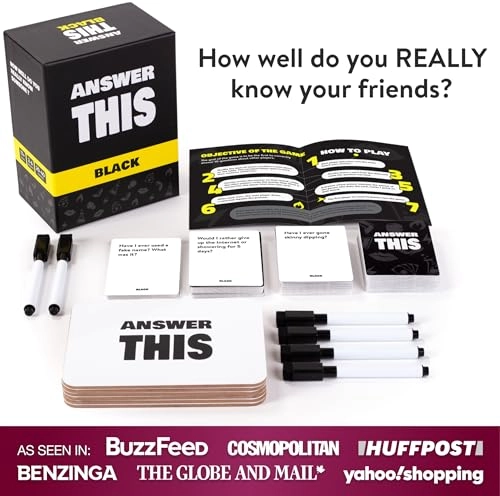 Answer This: How Well Do You Really Know Your Friends? - Card Game