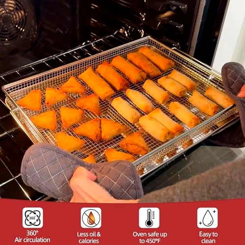 Air Fryer Basket - Stainless Steel 2 Piece