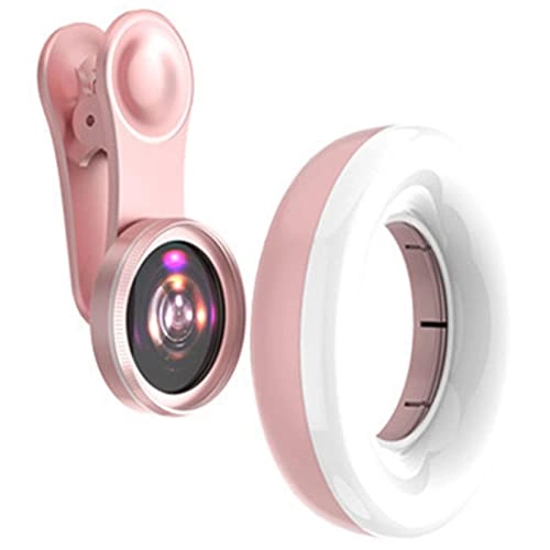 Universal Phone Macro Lens - 15X Zoom Clip-on Fill Light