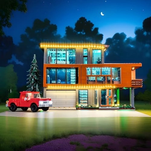 LED Light Set - Compatible with 21354 Twilight The Cullen House USB Battery Powered