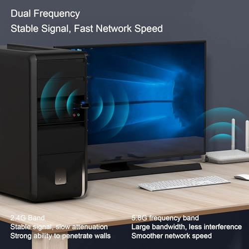 USB WiFi 6E Adapter - 2.4G 5G 6G USB3.0 wireless