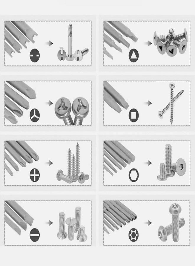 Security Bit Set - 50pcs Extra Long