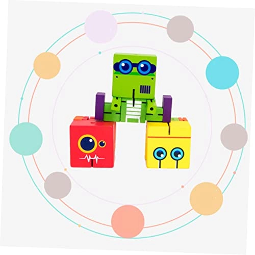 3d Transforming Robot - Red (3 pcs.) Bundle