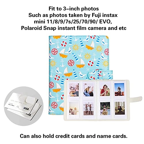 Instax Mini 128 Pockets PU Leather Photo Album