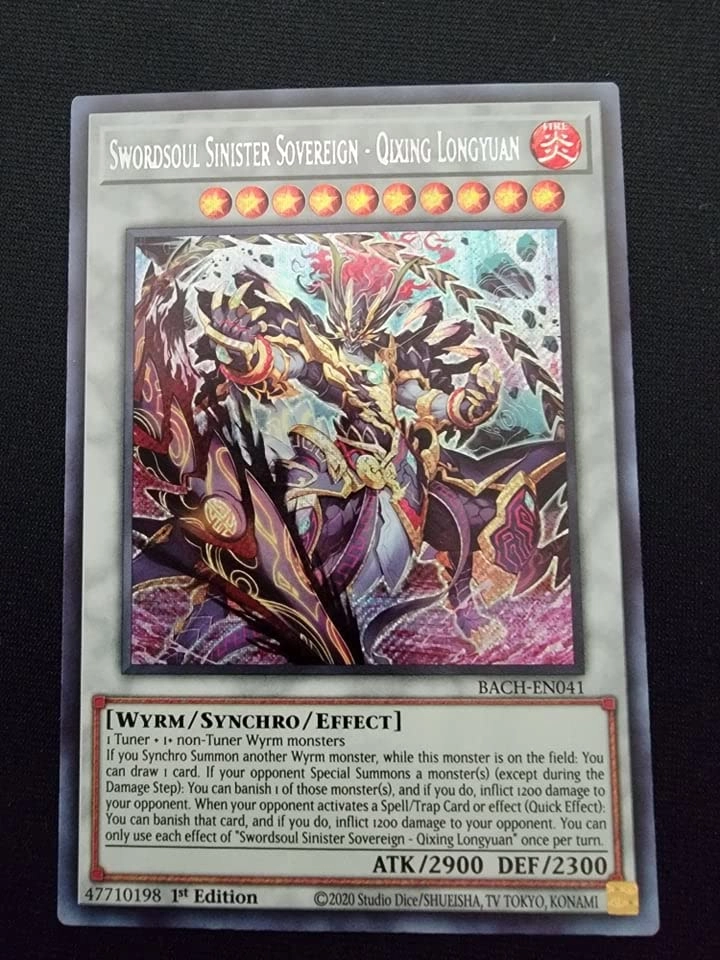 Konami Swordsoul Sinister Sovereign Q Longyuan BACH-EN041