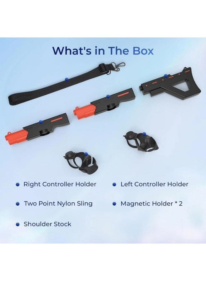 Magnetic VR Machine Gun/Pistol Model Controller Holder - Meta Quest 3S / Quest 3