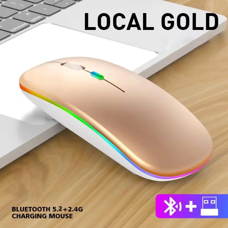 Gradient Color Bluetooth Mouse - Wireless