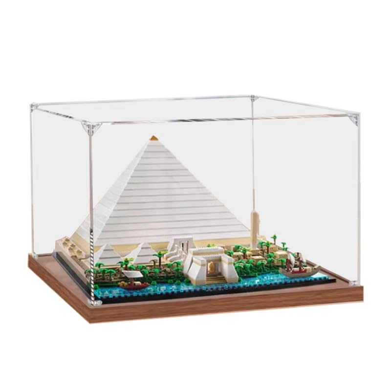 HCAEIOFJ Lego Architecture Clear Acrylic Display Case (21058)