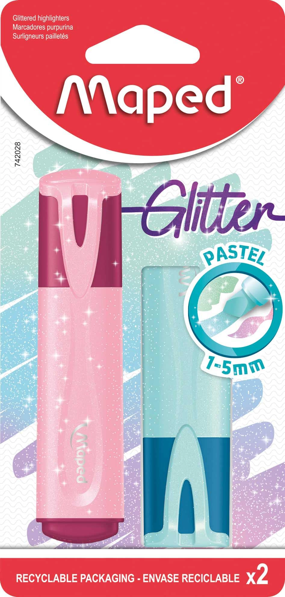 Maped Fluo Peps - Pastel