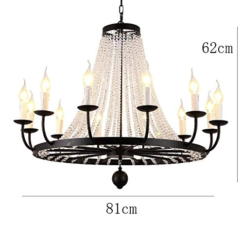 Luxury Iron Light French Crystal Chandelier
