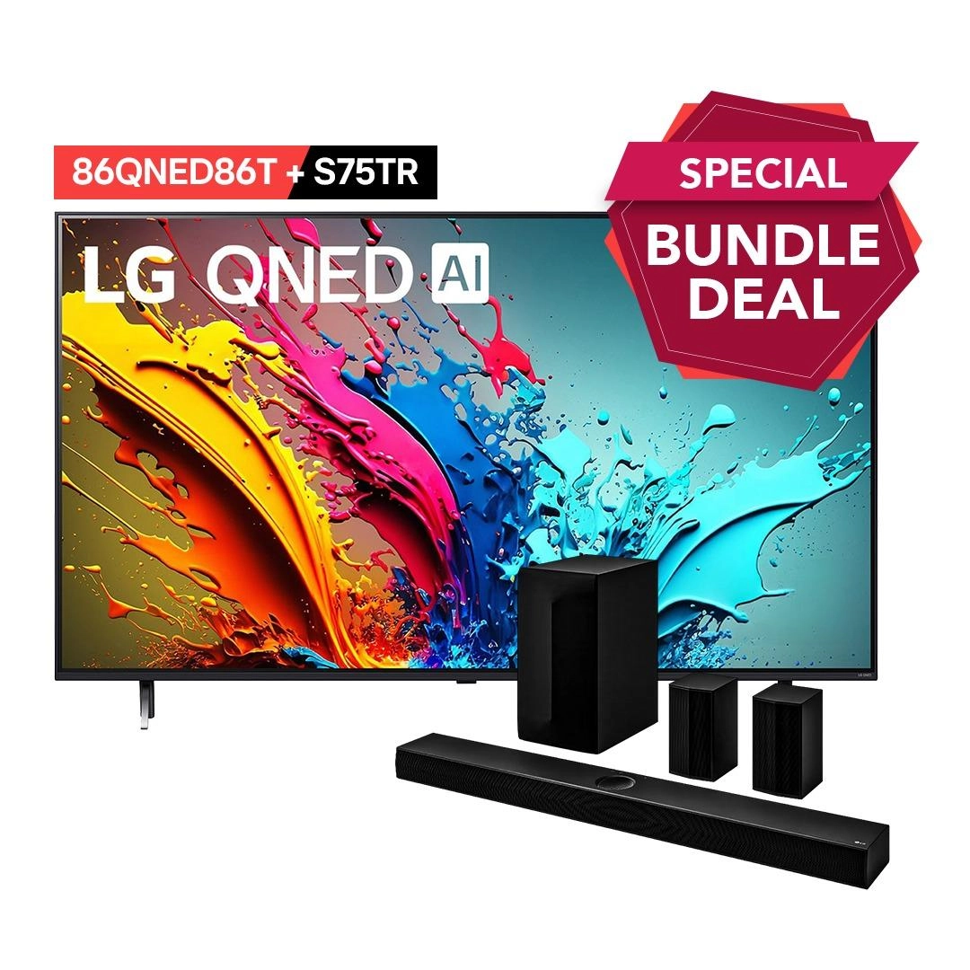 LG 75QNED86T6A - 75 Inch + S75TR