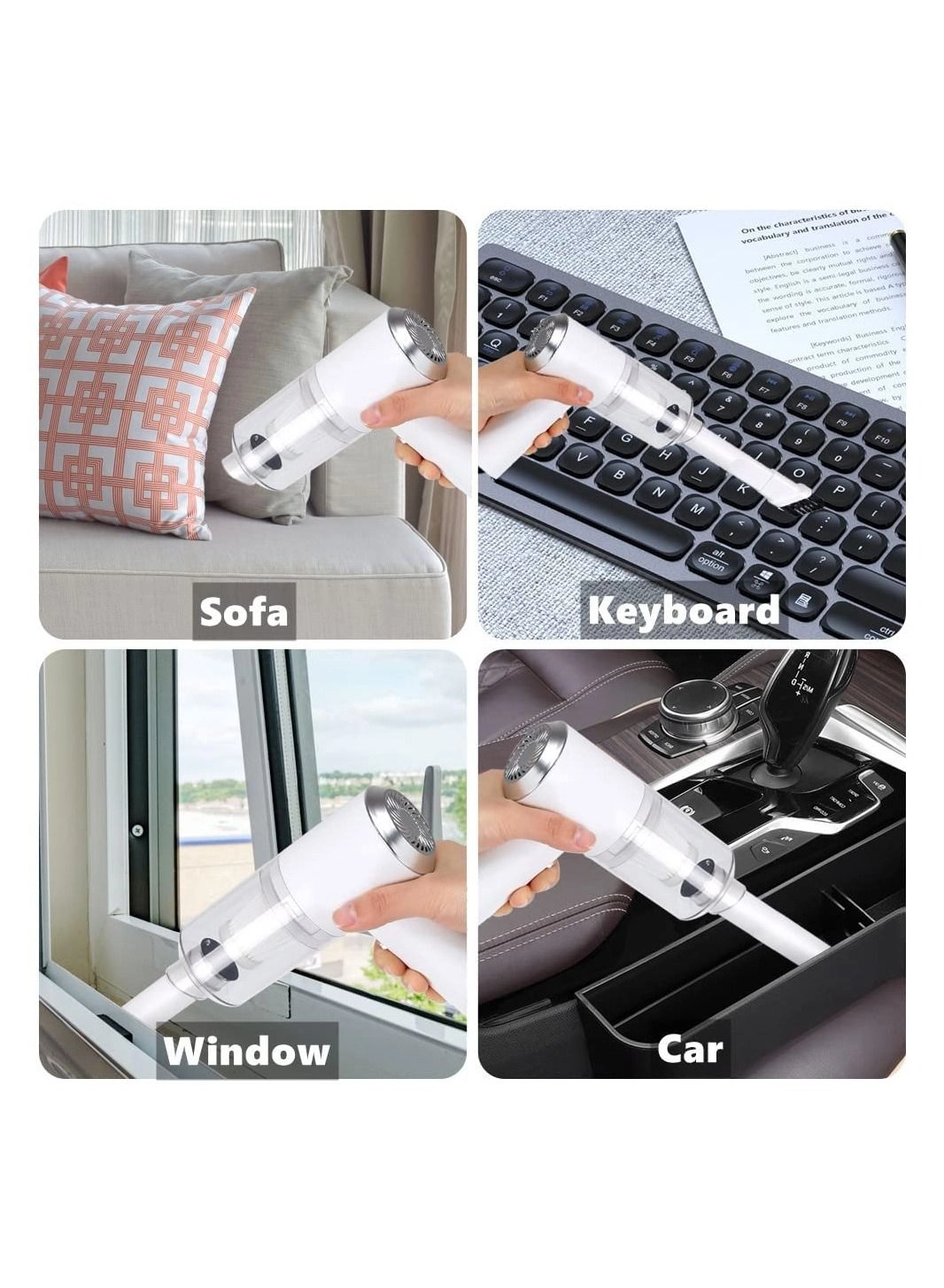 Handheld Car Vacuum Cleaner - 4000mAh