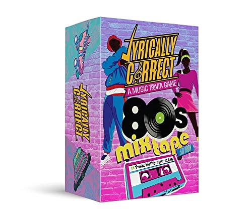80'S Mixtape Hip Hop, R & B, Funk and Pop Music Trivia Card Game