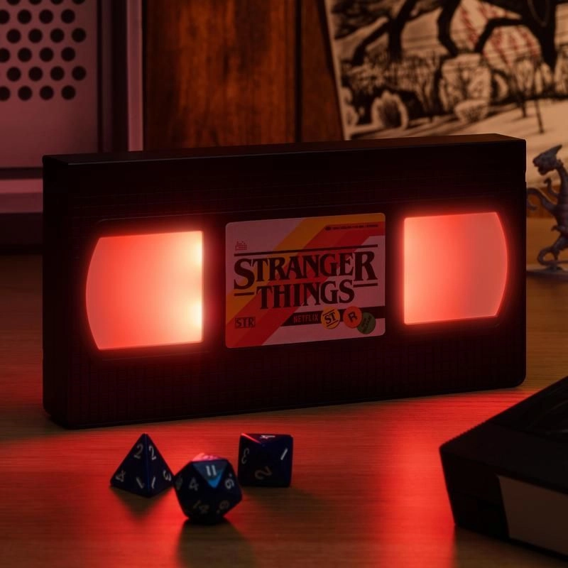 Stranger Things VHS Tape Logo Light - red