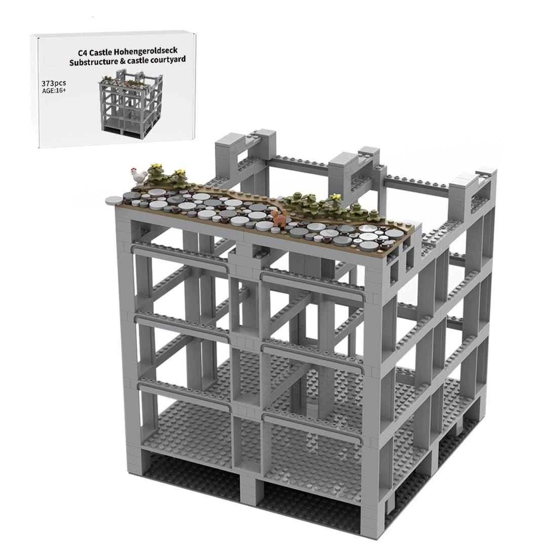Thinkizen Hohengeroldseck Castle - Building Block Model Landscape Expansion