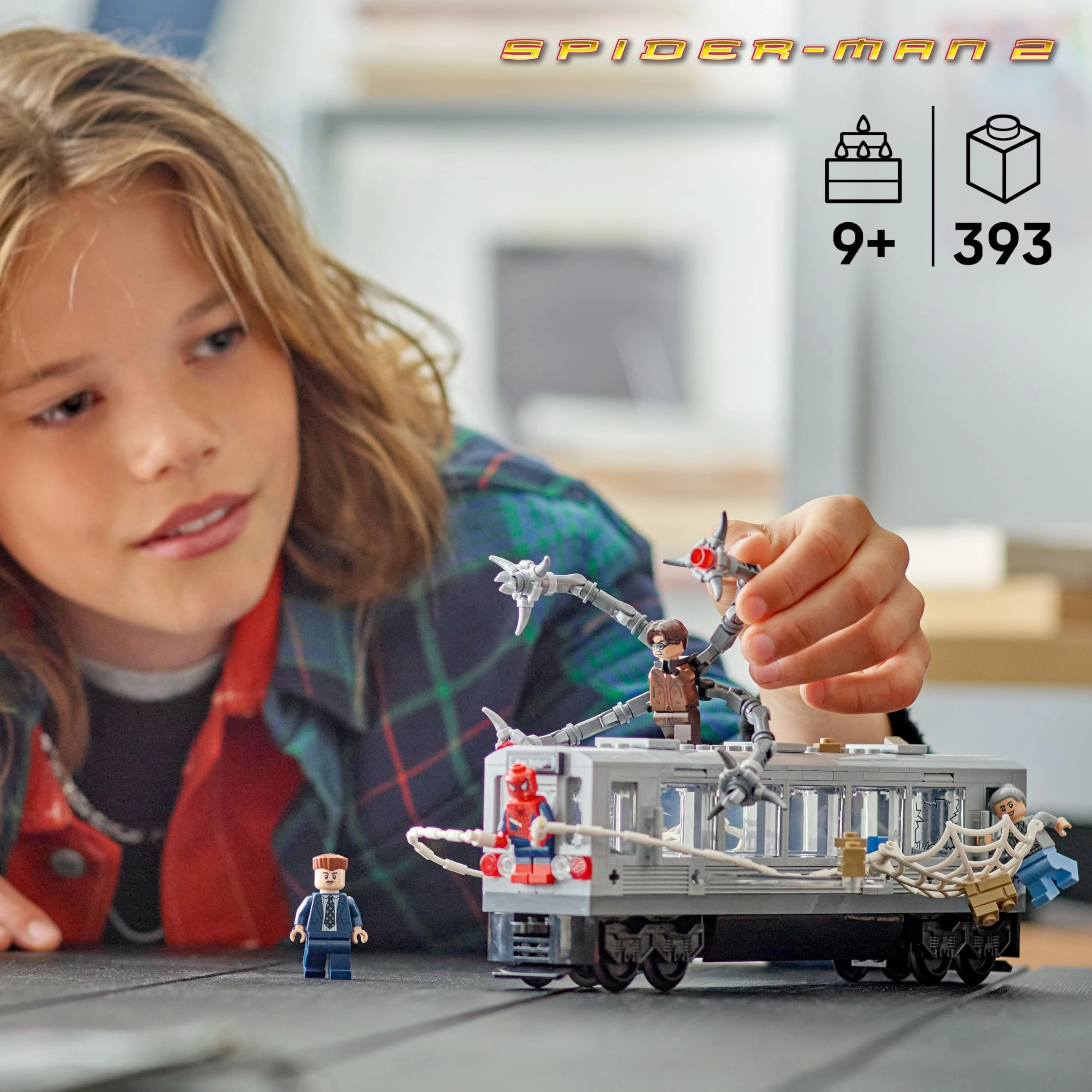 Marvel Spider-Man Vs. Doc Ock Subway Train Scene (76321)