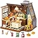 Dollhouse Kitchen Bakery Kit - cream Wood