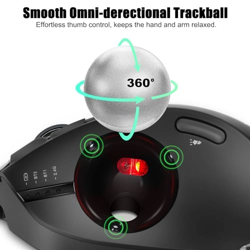 Wireless Trackball Mouse - USB