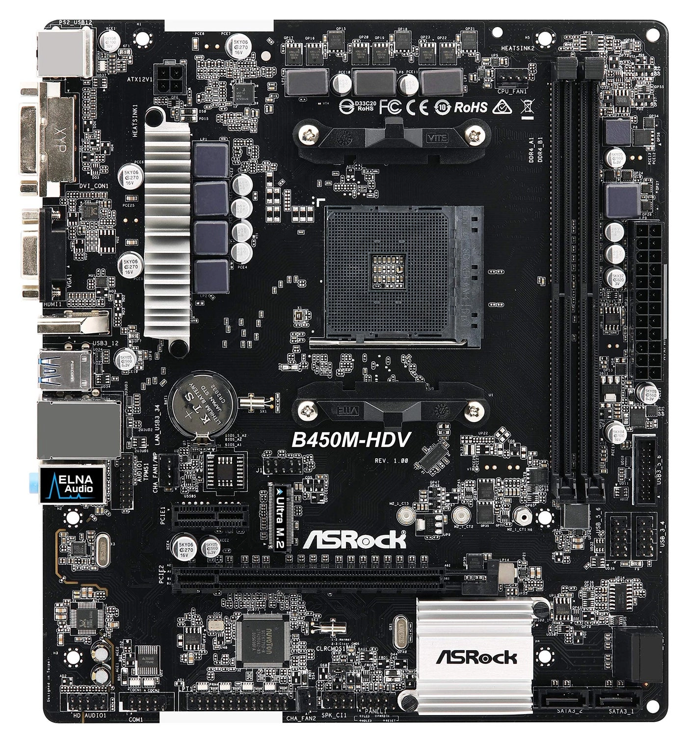 Asrock B450M-Hdv - Microatx DDR4