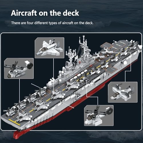 US Navy Wasp-Class Amphibious Assault Ship (M7024) - 1:300 Scale Full-Scale Deck Liftable Hangar