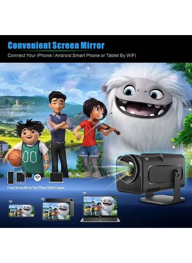 Smart 5G Portable Projector - 300ANSI lumens 1080*1920 pixels