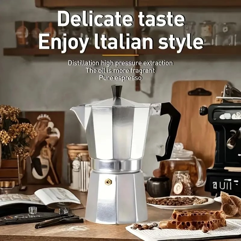 Moka Coffee Pot - 6 Cups