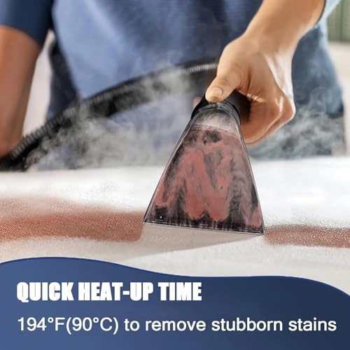 Portable Steam Carpet Cleaner Machine - Spray Suction Three-in-One 400W