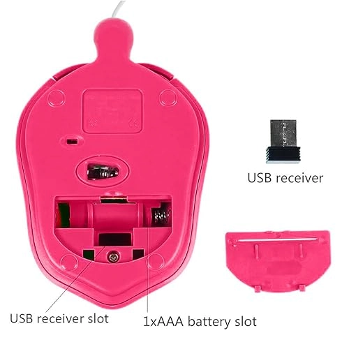 Cute Green Turtle Shape Mouse - wireless