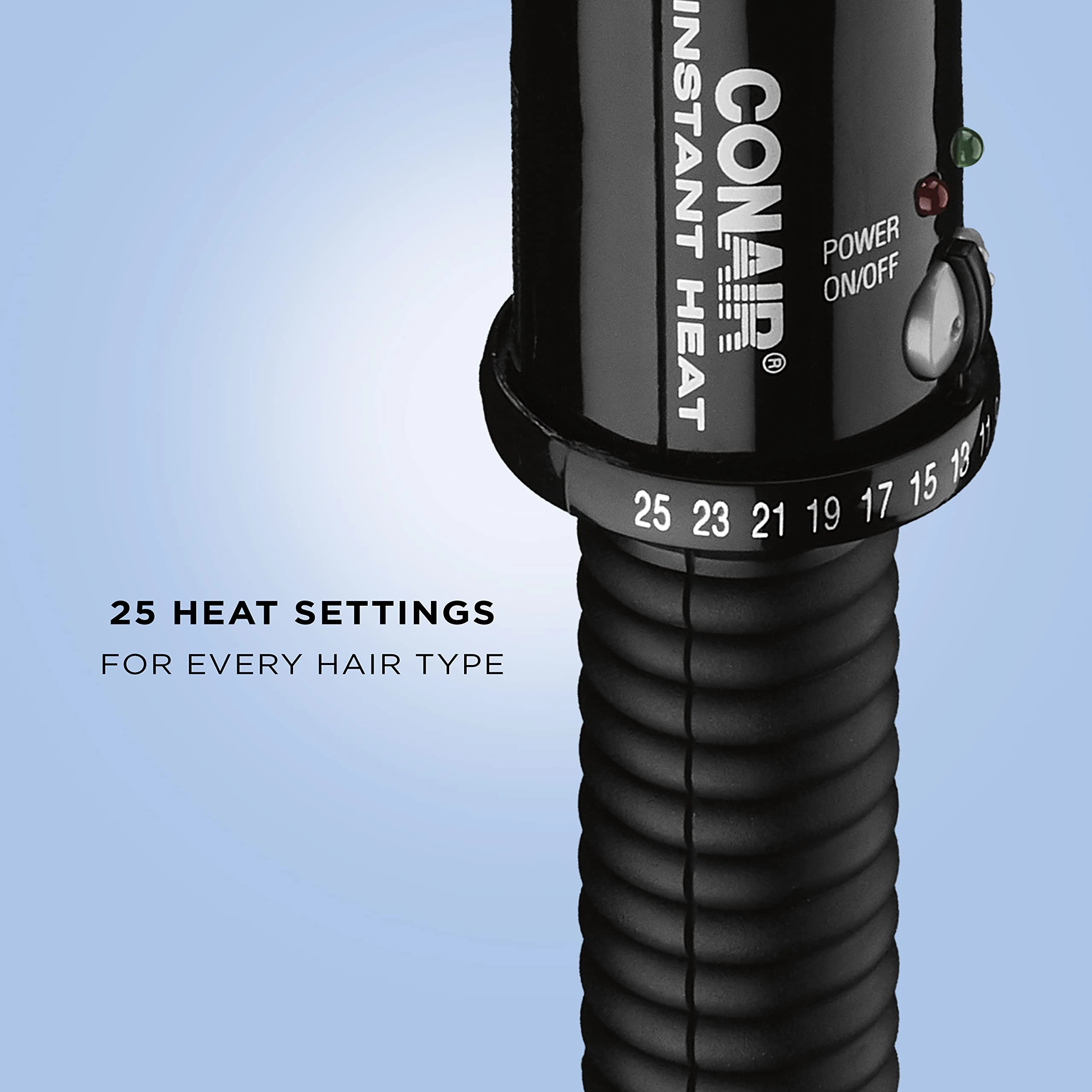 Instant Heat Curling Iron Brush - 3/4-Inch