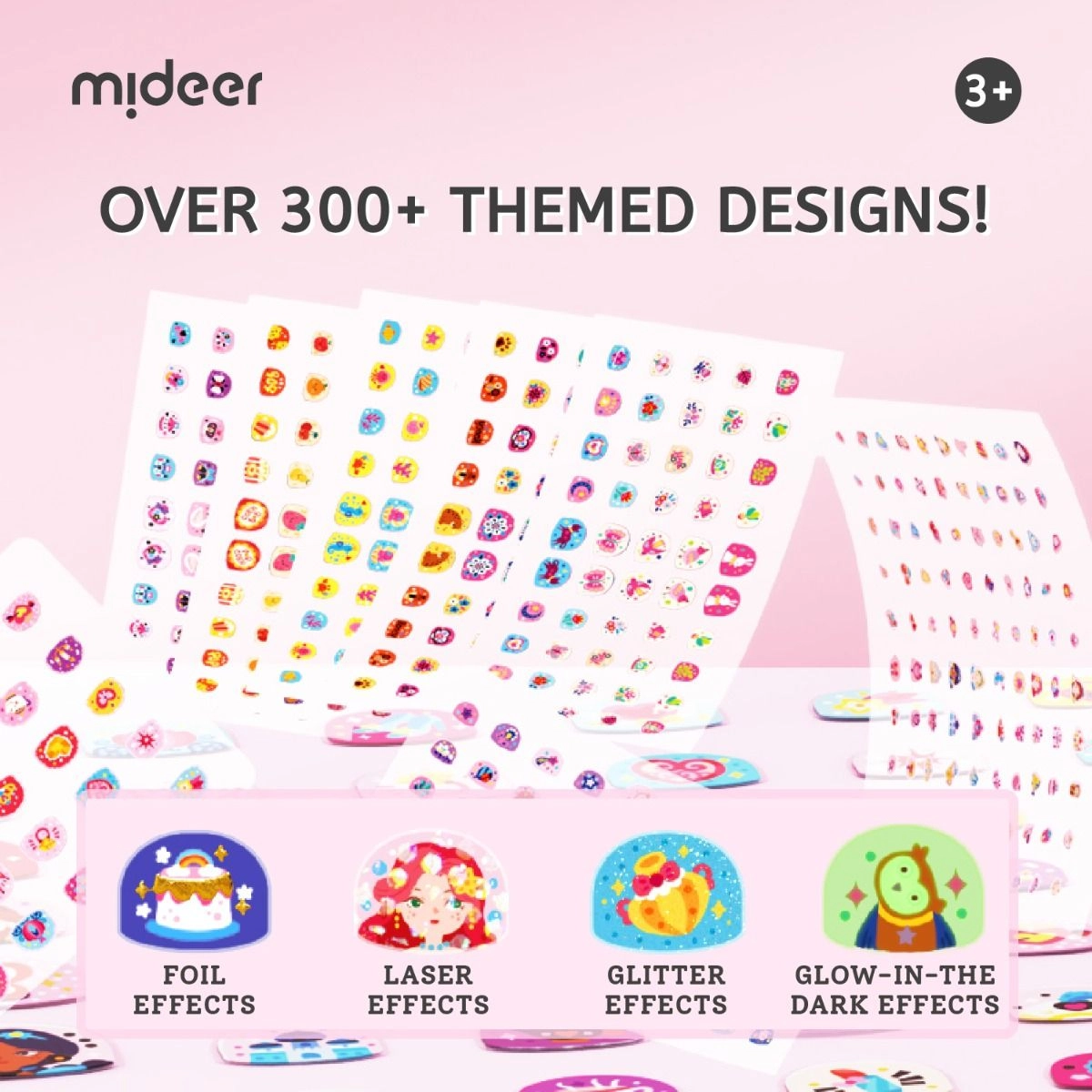 Nail Stickers - 300 Pcs Dessert Party