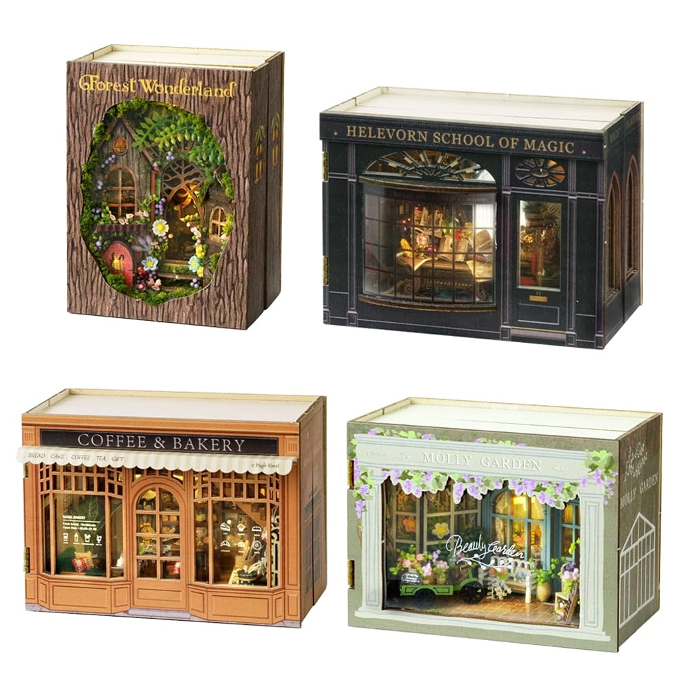 DIY House Craft Kit - Without Dust Cover Paper Wood