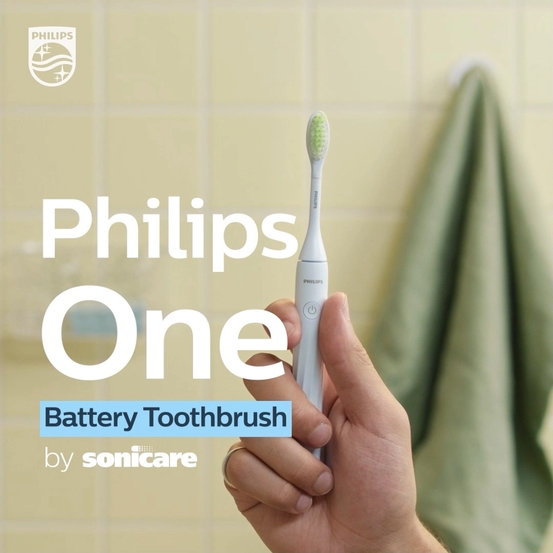 One - Battery Toothbrush Midnight 3 month battery life