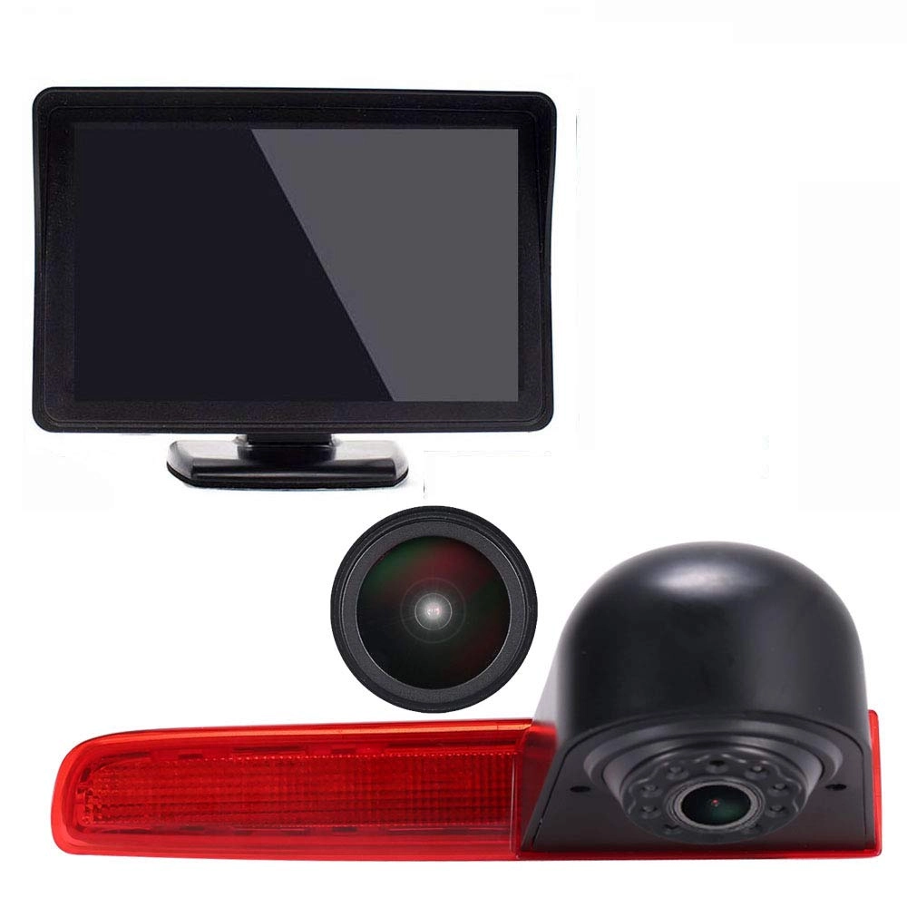 Brake Light Camera - 1280 x 720px Night vision + LCD Monitor - 4.3 Inches